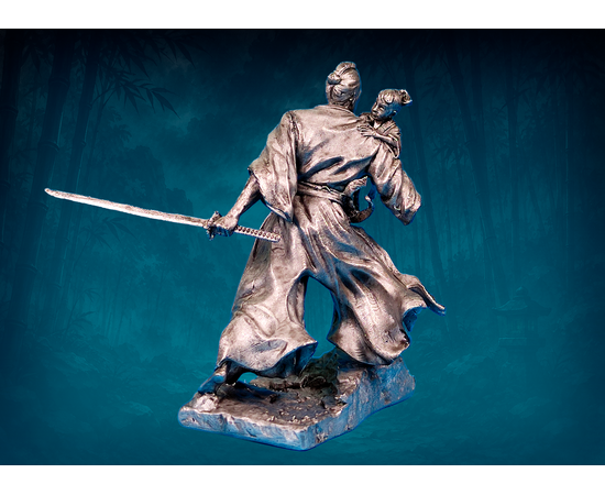 Samurai Protecting His Son